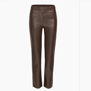Aritzia Melina Pant, Rich Mocha Brown, Size 12